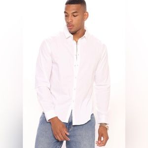 Brand New Men’s Long sleeve woven button down